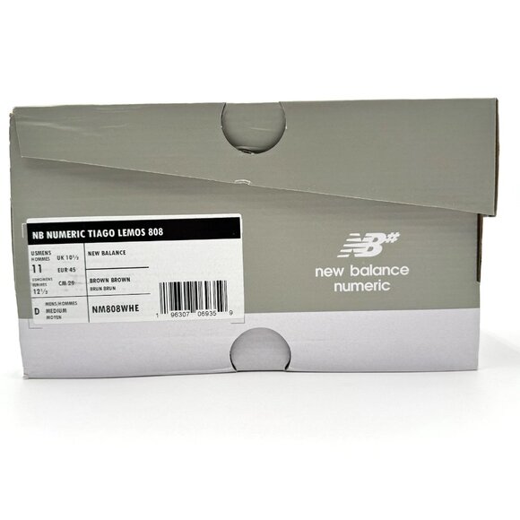 New Balance Numeric 808 Tiago Lemos Skate Shoes Men’s Size 11 NM808WHE Brown NEW - Picture 9 of 11